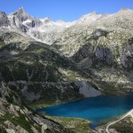 Parco Adamello, Lago di Cornisello, cima Cornisello e cima Presanella (Foto A. Segalla)